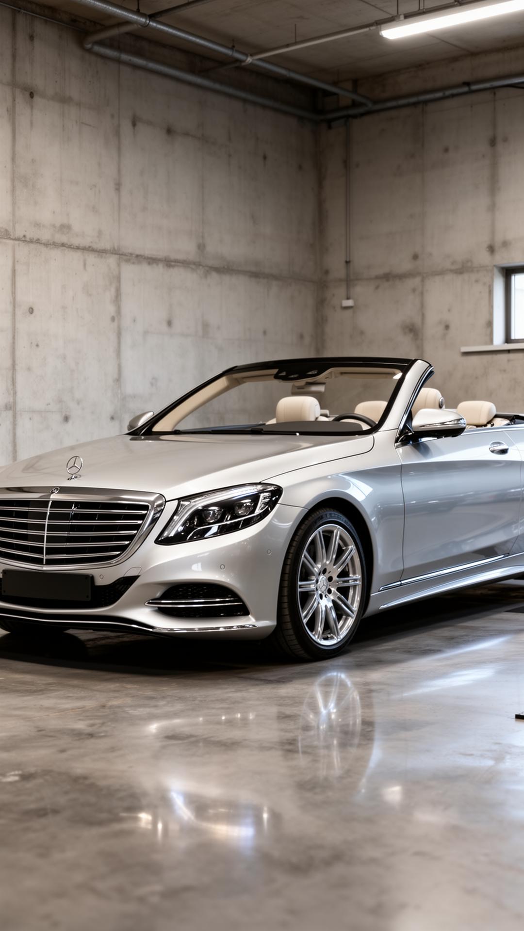 Mercedes-Benz S-Class Cabriolet serviced at Ignition Auto